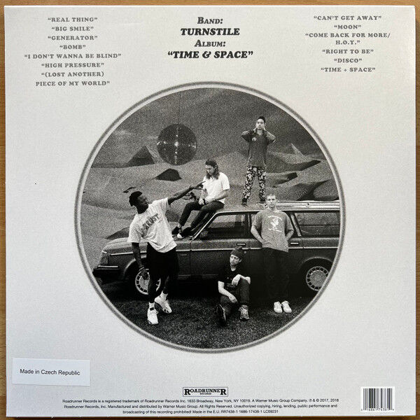 TURNSTILE - TIME & SPACE (2018) - LP BLACK VINYL EDITION SIFIR PLAK