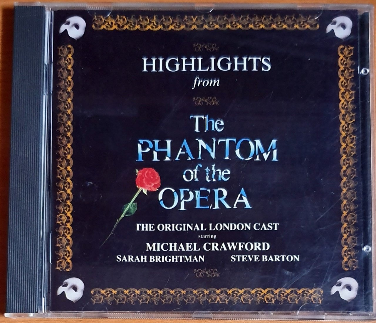 HIGHLIGHTS FROM THE PHANTOM OF THE OPERA / THE ORIGINAL LONDON CAST / MICHAEL CRAWFORD, SARAH BRIGHTMAN, STEVE BARTON (1987) - CD 2.EL