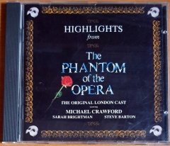 HIGHLIGHTS FROM THE PHANTOM OF THE OPERA / THE ORIGINAL LONDON CAST / MICHAEL CRAWFORD, SARAH BRIGHTMAN, STEVE BARTON (1987) - CD 2.EL