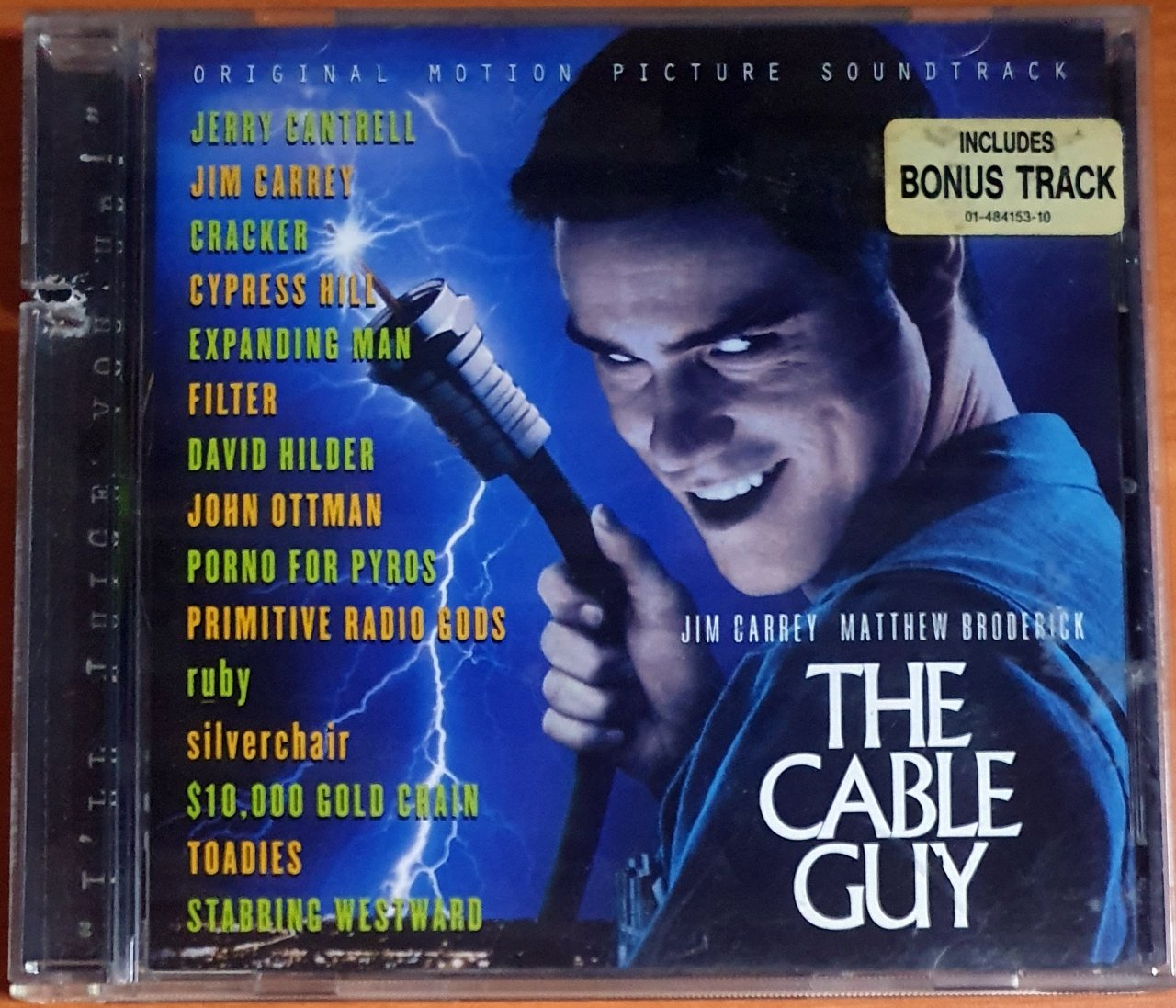 THE CABLE GUY SOUNDTRACK / PORNO FOR PYROS, SILVERCHAIR, CYPRESS HILL, FILTER, JOHN OTTMAN (1996) - CD 2.EL