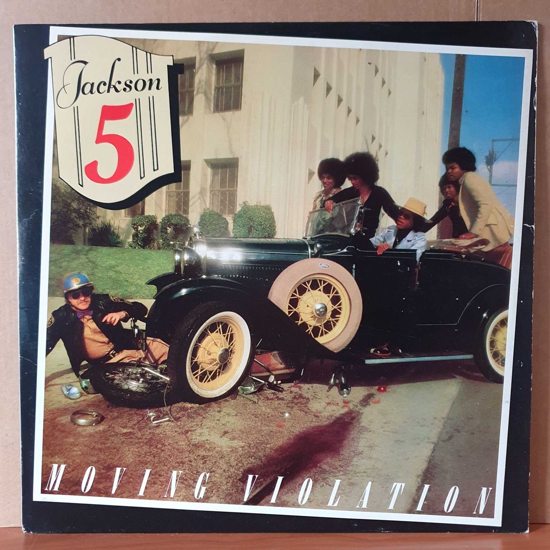 JACKSON 5 - MOVING VIOLATION (1975) - LP 2.EL PLAK