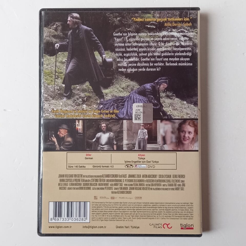 FAUST - ALEXANDER SOKUROV - DVD 2.EL