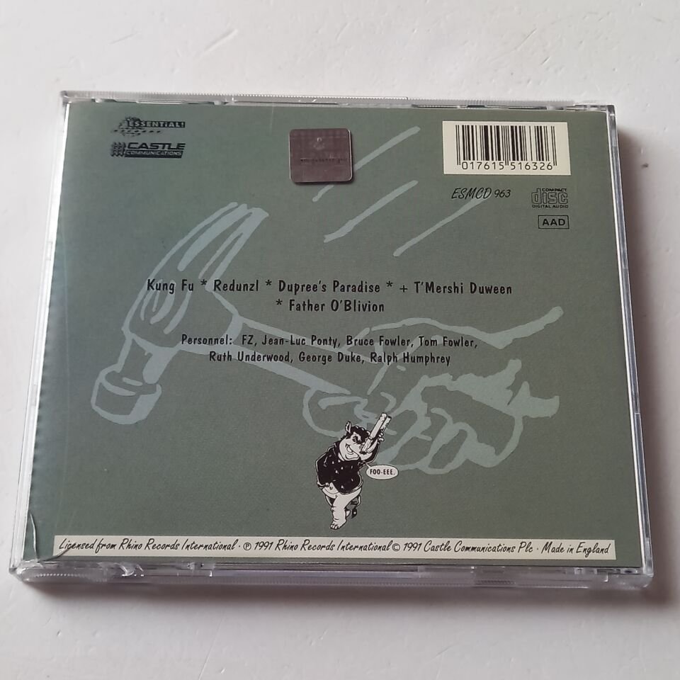 FRANK ZAPPA / MOTHERS – PIQUANTIQUE - STOCKHOLM 1973 (1984) - CD 1991 REISSUE 2.EL