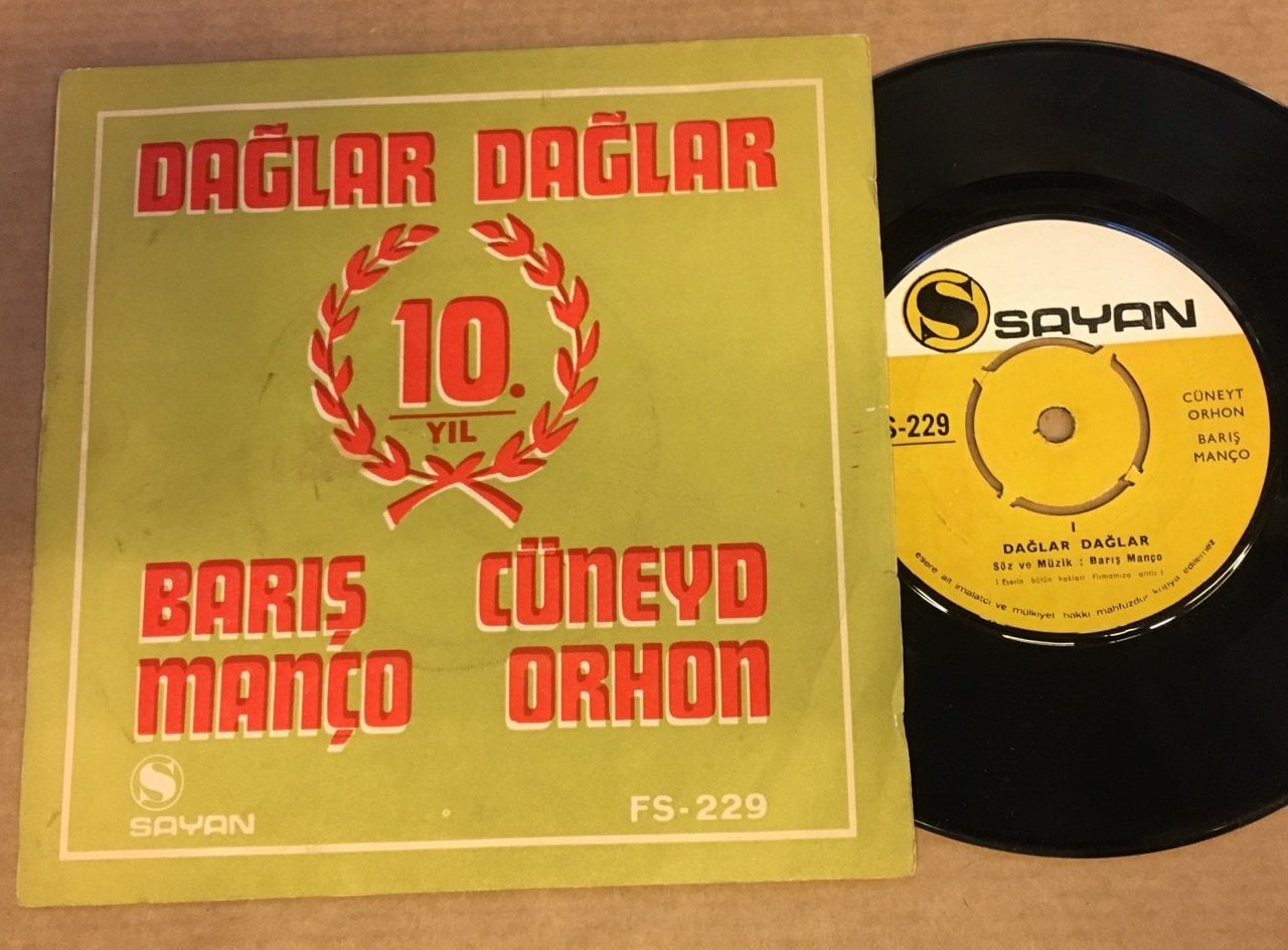 BARIŞ MANÇO - DAĞLAR DAĞLAR 7'' 45 DEVİR