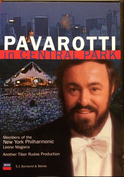 LUCIANO PAVAROTTI – PAVAROTTI IN CENTRAL PARK (1993) - DVD 2.EL