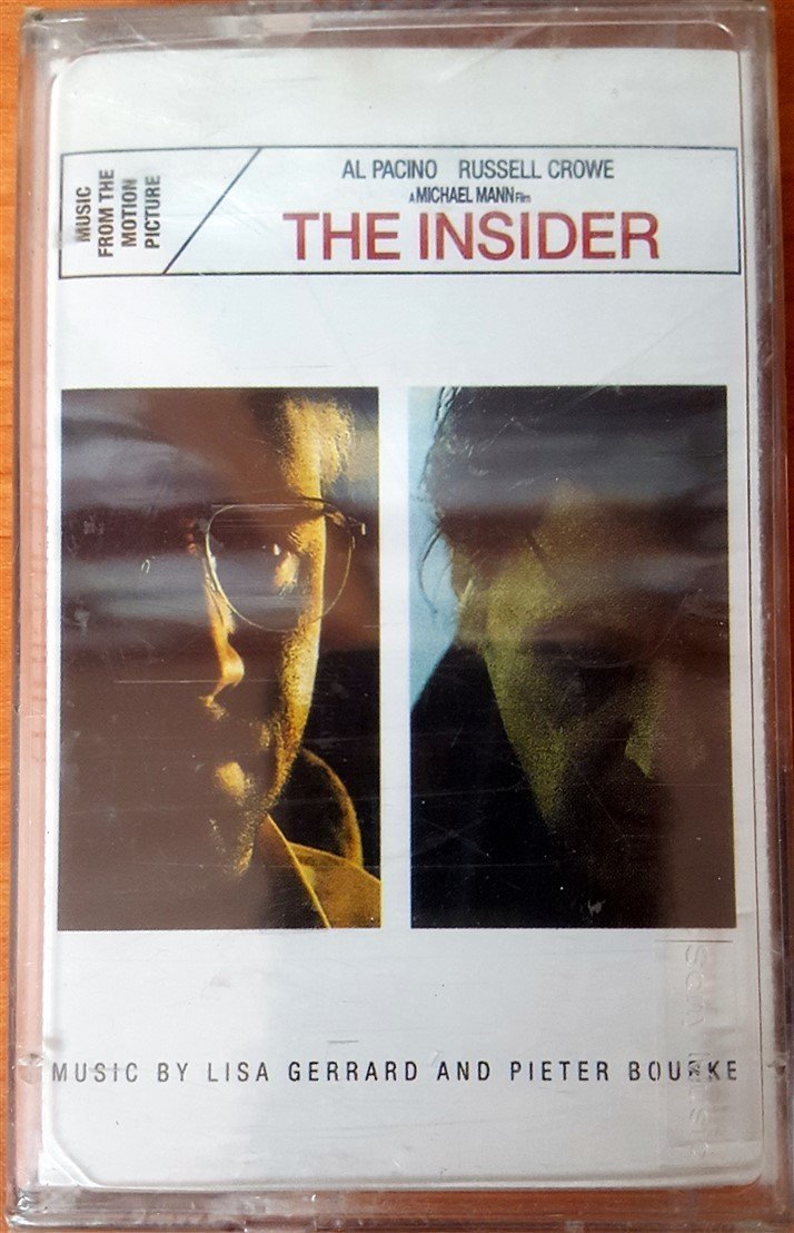 INSIDER - SOUNDTRACK LISA GERRARD PIETER BOURKE CASSETTE MADE IN TURKEY ''NEW''