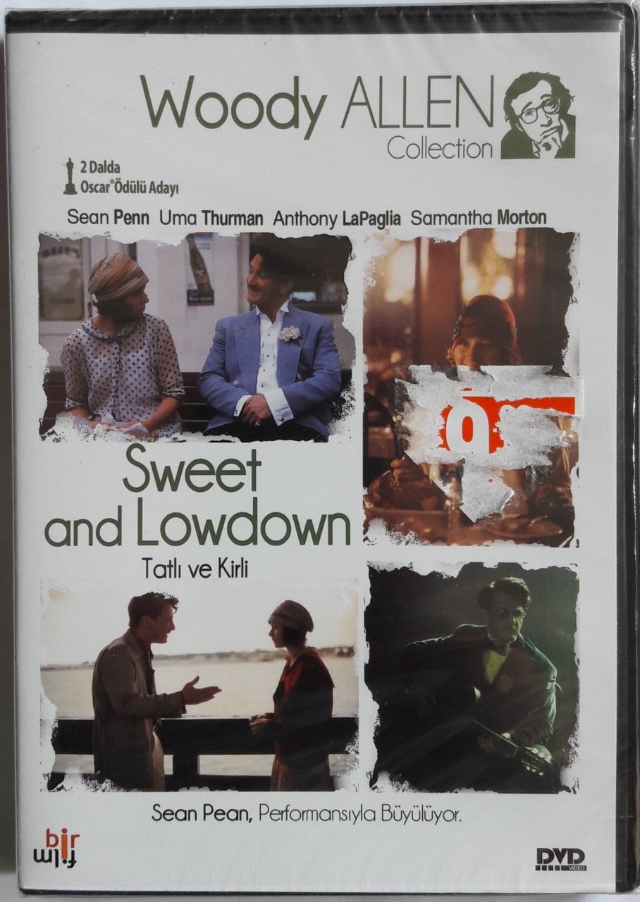 SWEET AND LOWDOWN - TATLI VE KİRLİ - SEAN PENN - UMA THURMAN - ANTHONY LaPAGLIA - SAMANTHA MORTON - WOODY ALLEN - DVD 2.EL