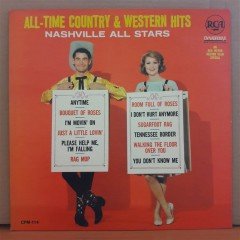 ALL-TIME COUNTRY & WESTERN HITS - NASHVILLE ALL STARS (1965) - LP 2.EL PLAK