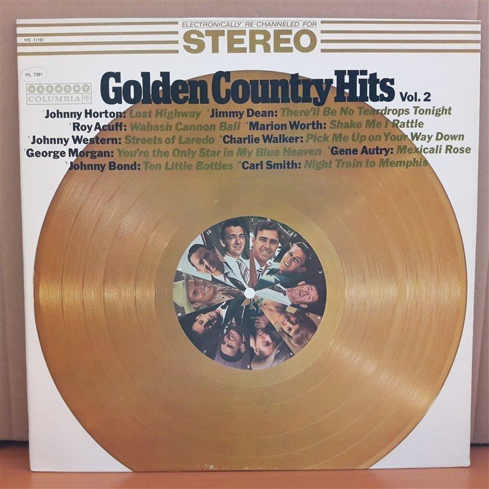 GOLDEN COUNTRY HITS VOL.2 - LP 2.EL PLAK