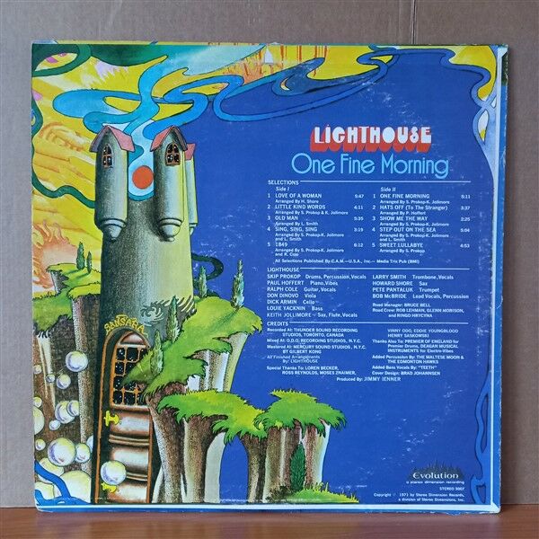 LIGHTHOUSE – ONE FINE MORNING (1971) - LP 2.EL PLAK