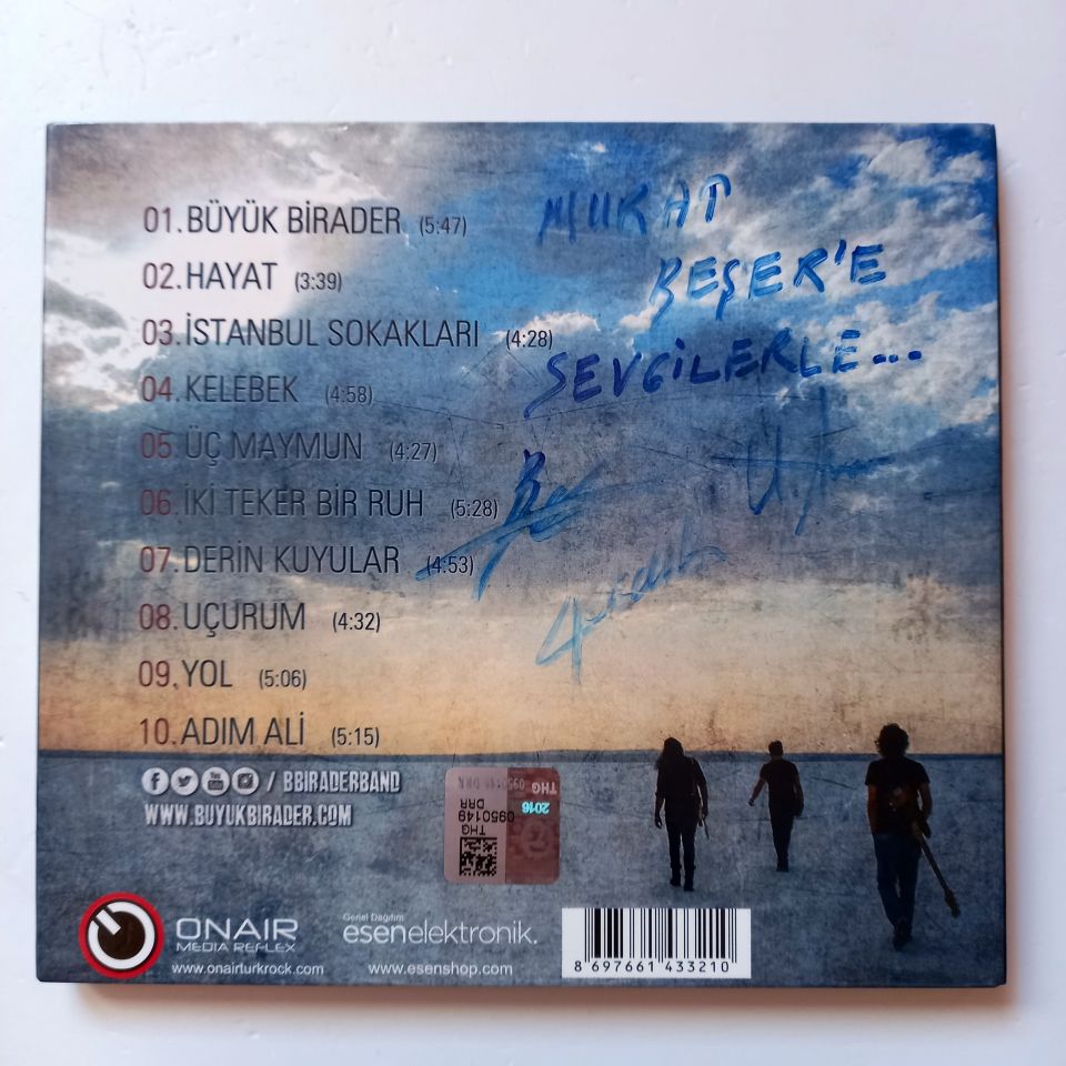 BÜYÜK BİRADER – YOL (2016) / ARKA KAPAK İSME İMZALI - CD 2.EL