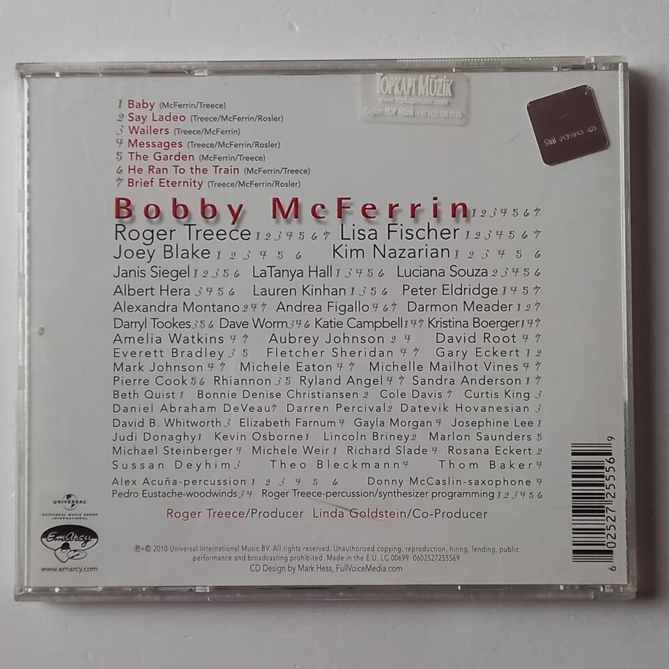 BOBBY MCFERRIN – VOCABULARIES (2010)  - CD 2.EL