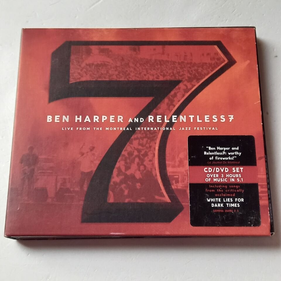 BEN HARPER AND RELENTLESS7 – LIVE FROM THE MONTREAL INTERNATIONAL JAZZ FESTIVAL (2010) - CD + DVD DIGIPAK 2.EL