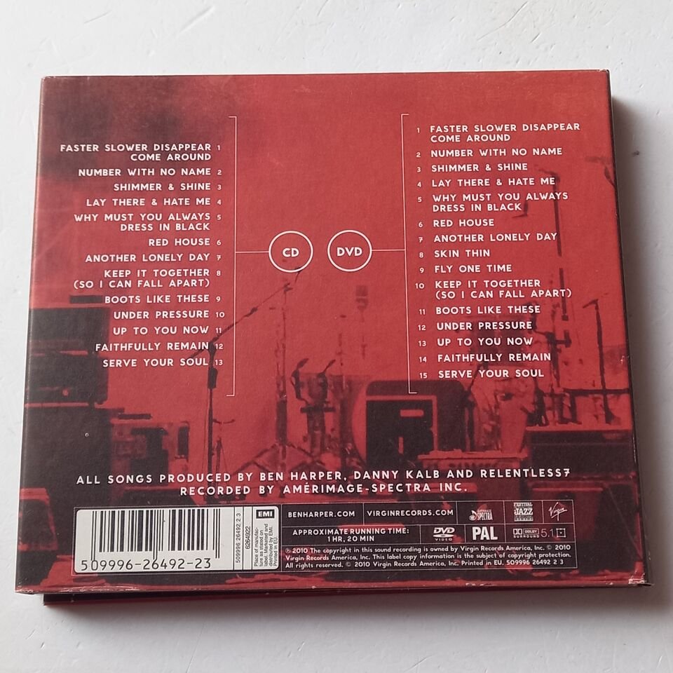 BEN HARPER AND RELENTLESS7 – LIVE FROM THE MONTREAL INTERNATIONAL JAZZ FESTIVAL (2010) - CD + DVD DIGIPAK 2.EL