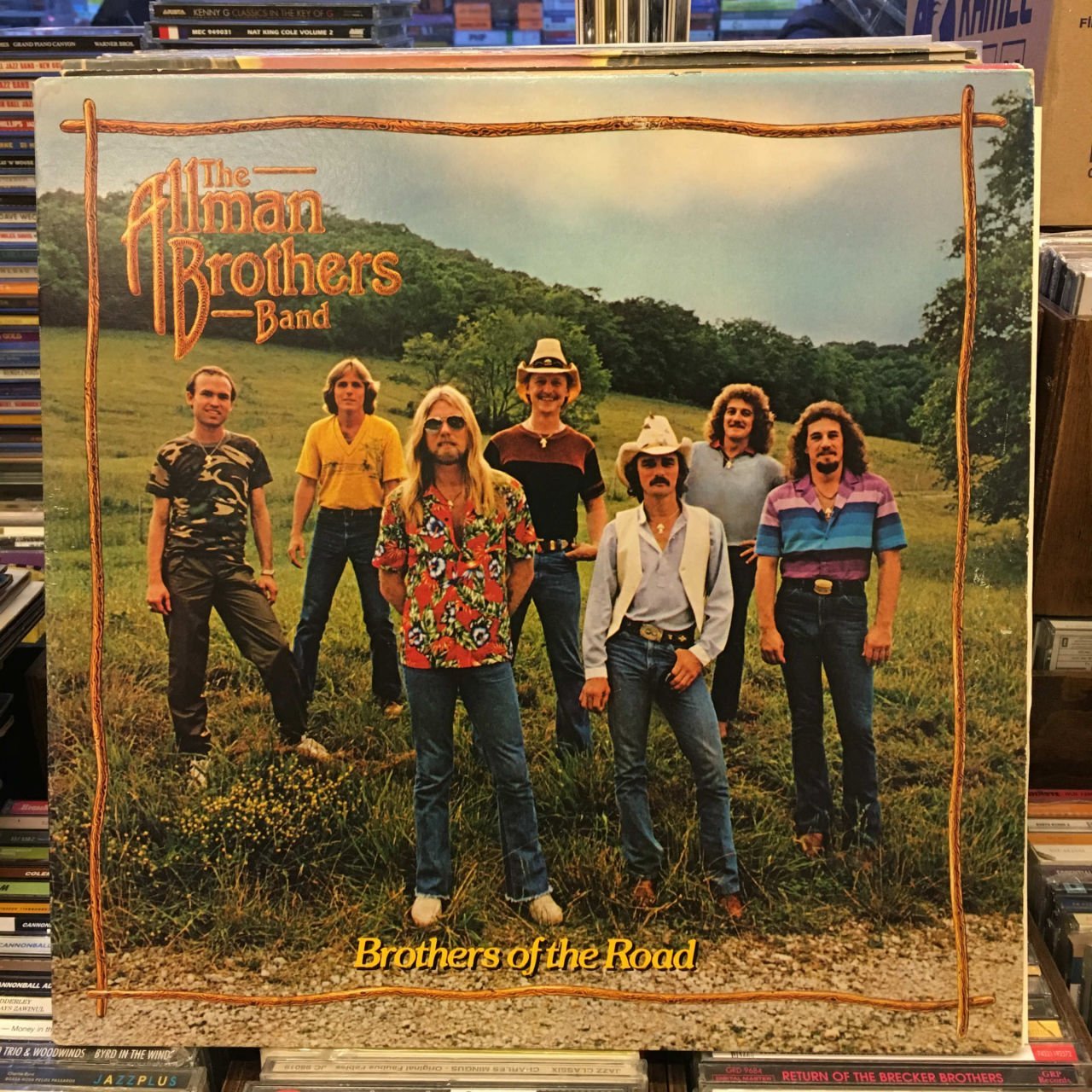 ALLMAN BROTHERS BAND - BROTHERS OF THE ROAD LP 2.EL 1981