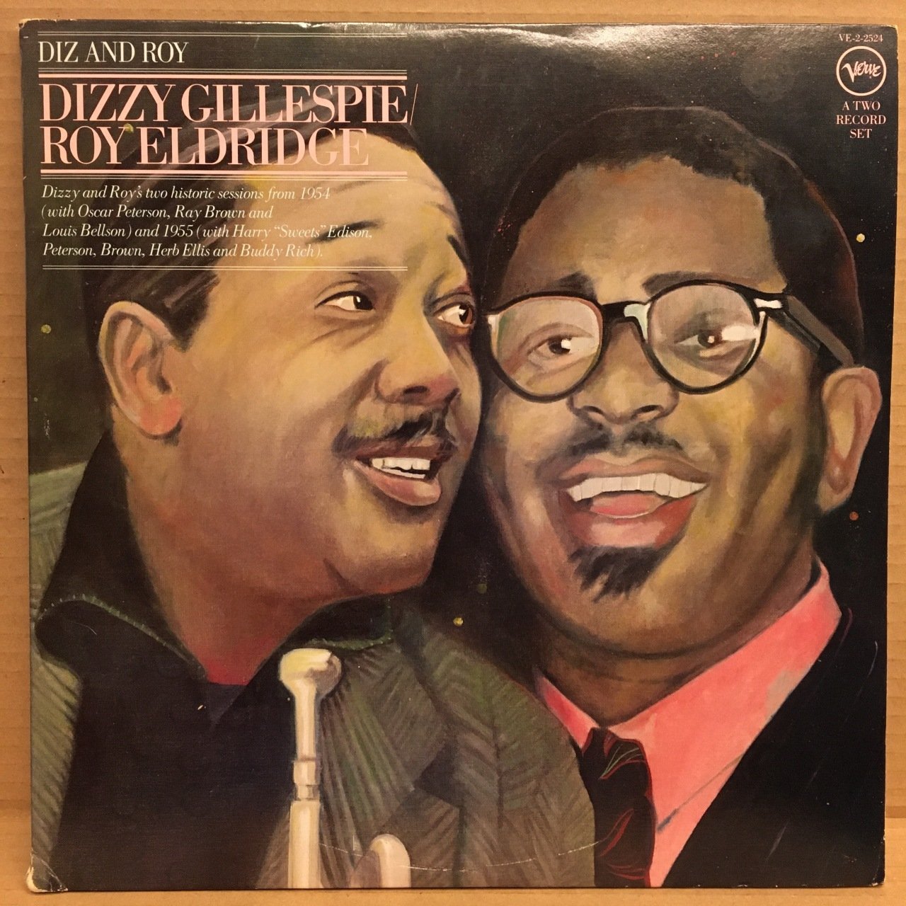 DIZZY GILLESPIE & ROY ELDRIDGE - DIZ AND ROY (1977) - LP 2.EL PLAK