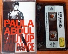 PAULA ABDUL - SHUT UP AND DANCE / THE DANCE MIXES (1990) TOPKAPI CASSETTE MADE IN TURKEY ''USED'' PAPER LABEL
