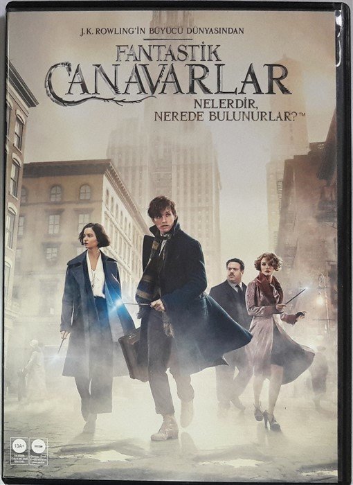 FANTASTIC BEASTS AND WHERE TO FIND THEM - FANTASTİK CANAVARLAR - EDDIE REDMAYNE - DVD 2.EL