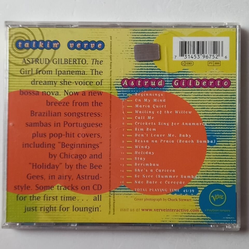 ASTRUD GILBERTO – TALKIN' VERVE (1998)  - CD 2.EL