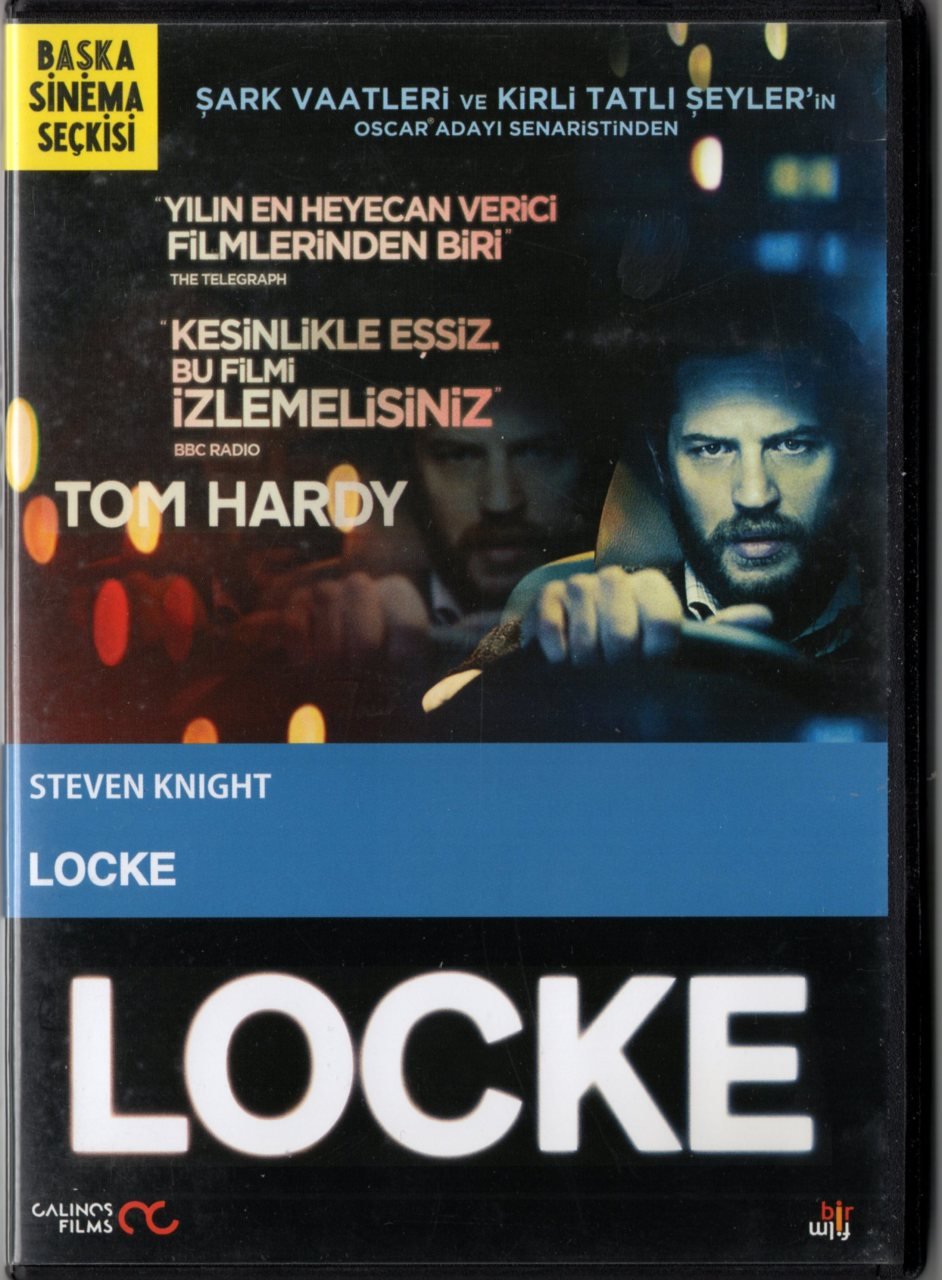 LOCKE - TOM HARDY - STEVEN KNIGHT - DVD 2.EL