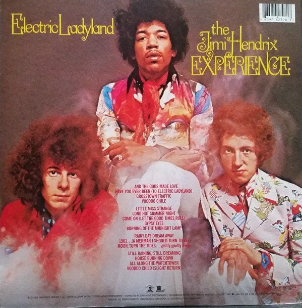 JIMI HENDRIX - ELECTRIC LADYLAND (1968) - 2LP 180GR 2015 EDITION SIFIR PLAK