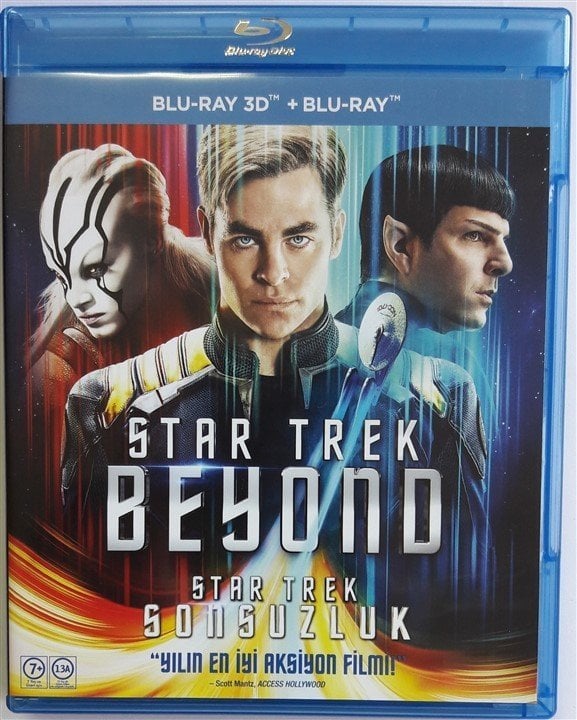 STAR TREK BEYOND - STAR TREK SONSUZLUK - JUSTIN LIN - 3D+BLU-RAY 2.EL