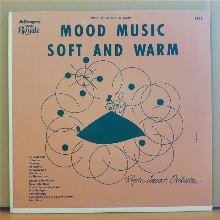 MOOD MUSIC SOFT AND WARM - ROYALE CONCERT ORCHESTRA (1952) - LP 2.EL PLAK