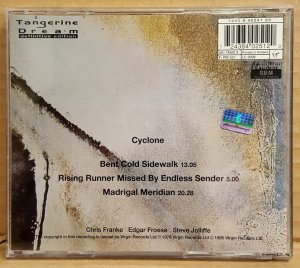 TANGERINE DREAM – CYCLONE (1978) - CD 2.EL
