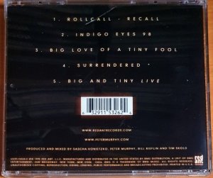 PETER MURPHY - RECALL EP (1998) - CD 2.EL