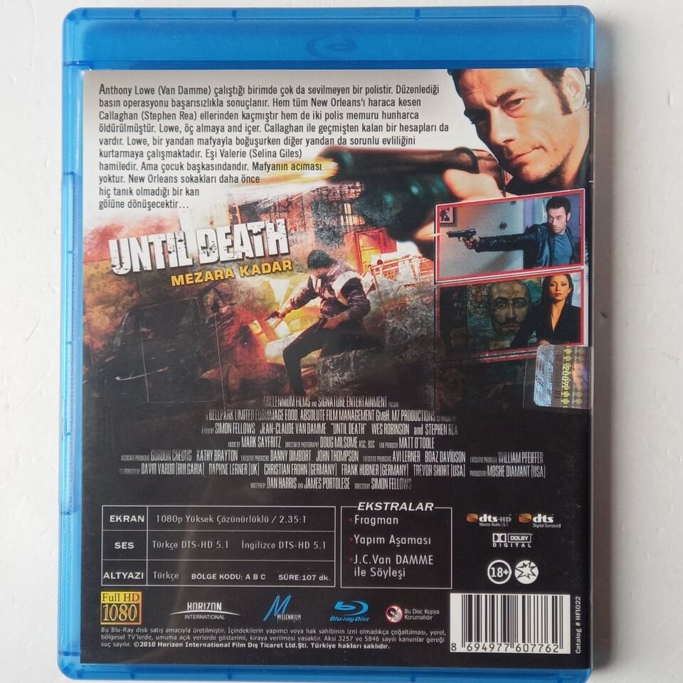 UNTIL DEATH / MEZARA KAÇAR - JEAN CLAUDE VAN DAMME - BLU-RAY 2.EL