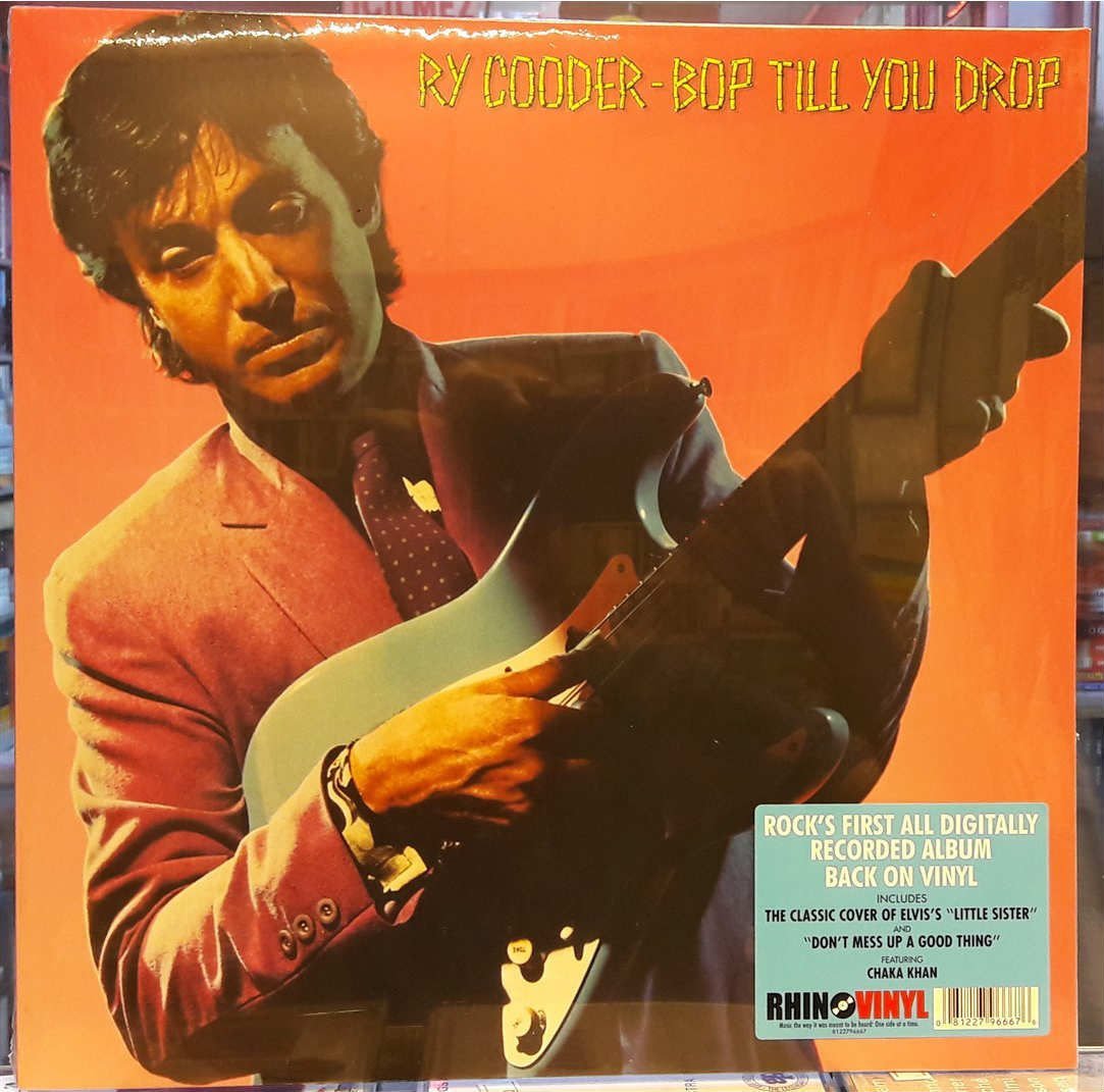 RY COODER - BOP TILL YOU DROP PLAK SIFIR