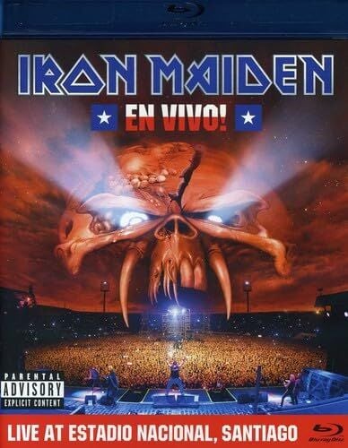 IRON MAIDEN - EN VIVO (2012) - BLU RAY Reissue, Multichannel, dts, Dolby Digital, 5.1, 2.0 / ORİJİNAL AMBALAJINDA SIFIR ÜRÜN