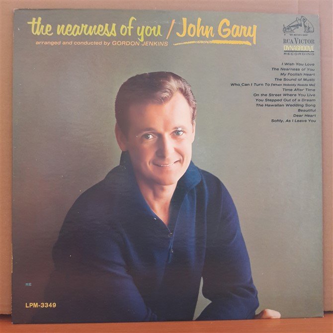 JOHN GARY - THE NEARNESS OF YOU (1965) - LP 2.EL PLAK