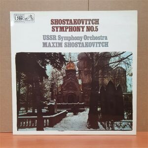 SHOSTAKOVITCH: SYMPHONY NO.5 / USSR SYMPHONY ORCHESTRA, MAXIM SHOSTAKOVITCH (1971) - LP 2.EL PLAK