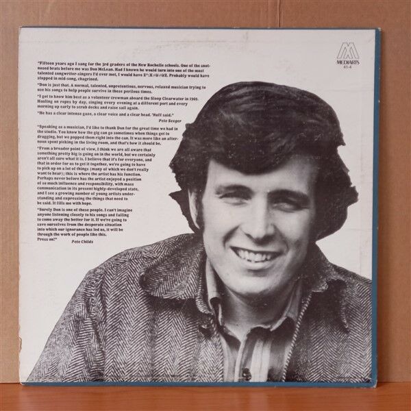 DON MCLEAN – TAPESTRY (1970) - LP 2.EL PLAK