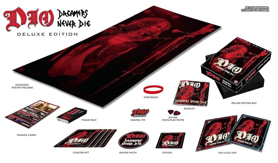 DIO - DREAMER NEVER DIE (2023) - DVD + BLU RAY DELUXE EDITION BOX SET / ORİJİNAL AMBALAJINDA SIFIR ÜRÜN