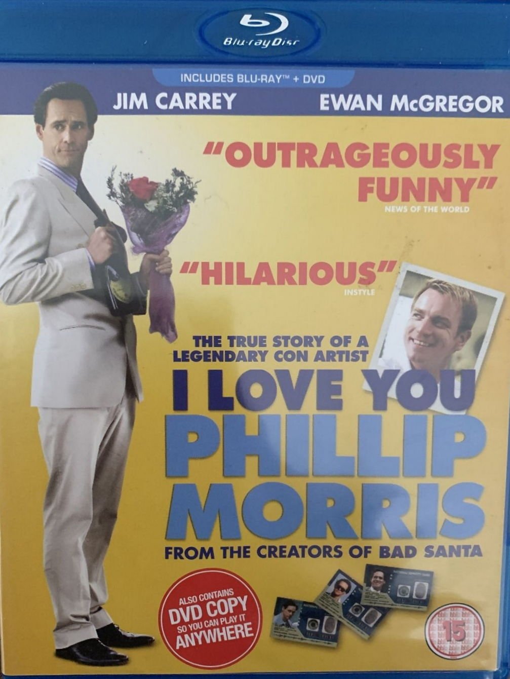 I LOVE YOU PHILIP MORRIS - JIM CARREY - EVAN McGREGOR - DVD + BLU-RAY 2.EL - TR ALTYAZI YOKTUR