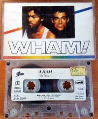WHAM - THE FINAL (1987) UZELLI CASSETTE MADE IN TURKEY ''USED'' PAPER LABEL