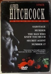 ALFRED HITCHCOCK COLLECTION - 5DVD KUTU 2.EL 1.BÖLGE TR ALTYAZI YOKTUR