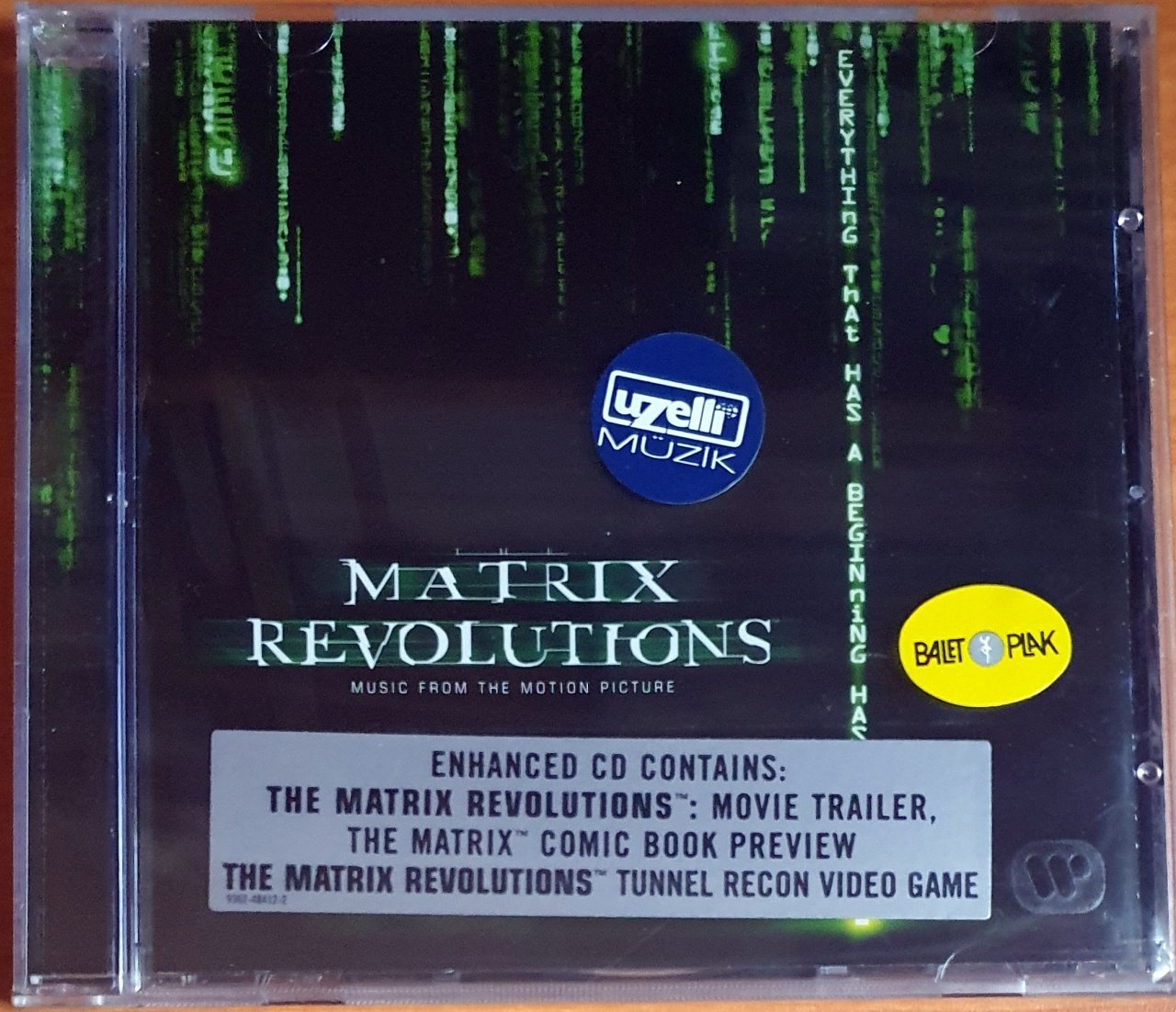THE MATRIX REVOLUTIONS SOUNDTRACK / DON DAVIS, PALE 3, JUNO REACTOR (2003) - CD SIFIR