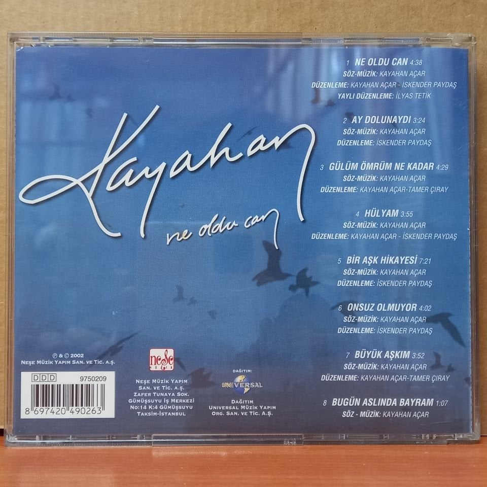 KAYAHAN - NE OLDU CAN (2002) - CD 2.EL