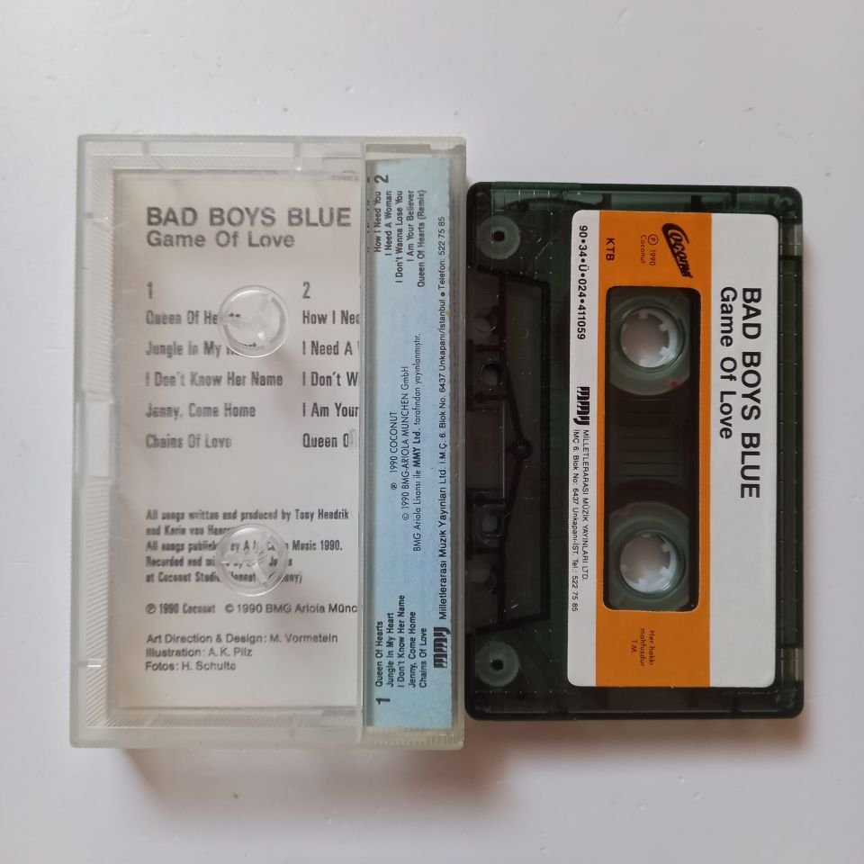 BAD BOYS BLUE - GAME OF LOVE (1990) - KASET 2.EL