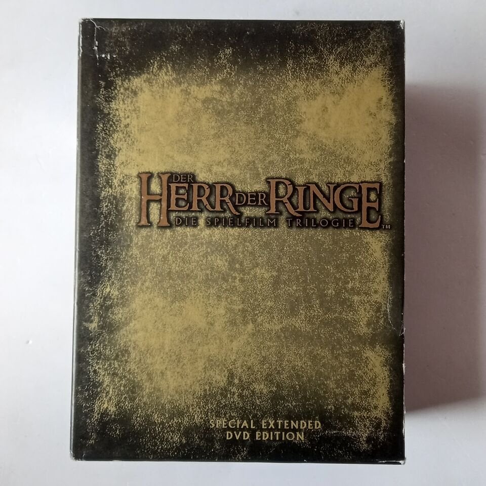 YÜZÜKLERİN EFENDİSİ - DER HERR DER RINGE  - DIE SPIELFILM TRILOGIE - EXTENDED VERSIONS - YÜZÜK KARDEŞLİĞİ - İKİ KULE - KRALIN DÖNÜŞÜ -  12DVD 2.EL
