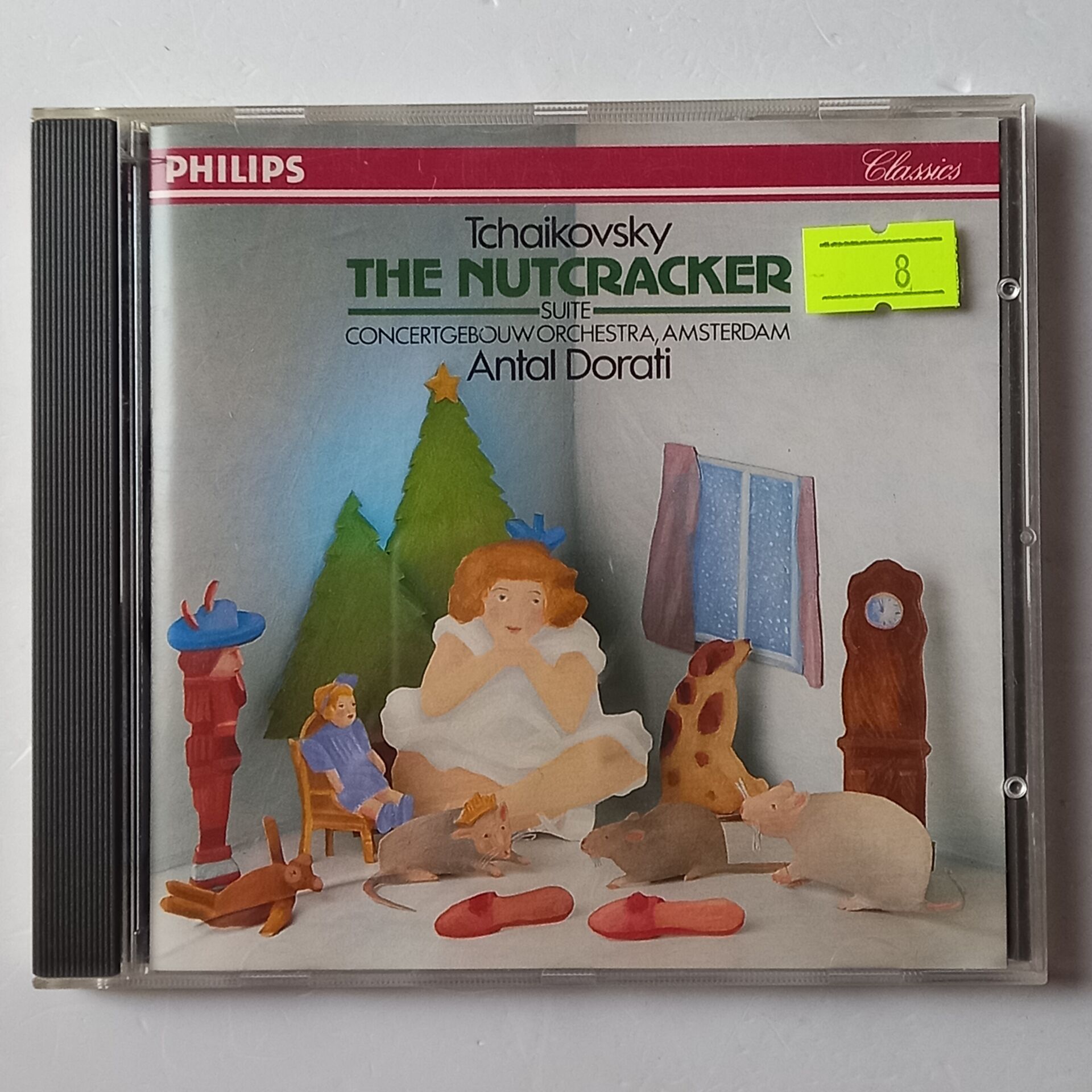 TCHAIKOVSKY: THE NUTCRACKER SUITE - ROYAL CONCERTGEBOUW ORCHESTRA / ANTAL DORATI (1976)  - CD 1989 REISSUE 2.EL