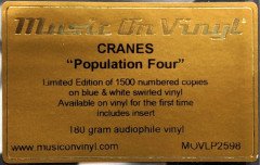 CRANES - POPULATION FOUR (1997) - PLAK SIFIR MUSIC ON VINYL