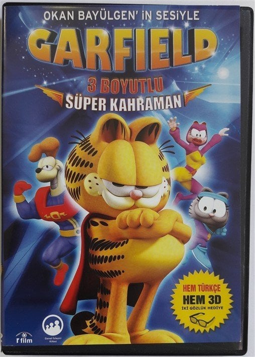 GARFIELD SÜPER KAHRAMAN 3D - ANİMASYON - DVD 2.EL