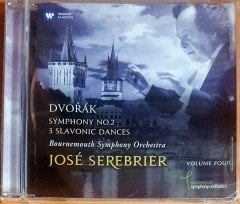 DVORAK - SYMPHONY NO.2, 3 SLAVONIC DANCES / BOURNEMOUTH SYMPHONY ORCHESTRA, JOSE SEREBRIER (2013) CD SIFIR