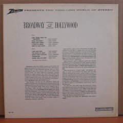 BROADWAY & HOLLYWOOD - TONY BENNETT, EYDIE GORME, JERRY VALE - LP 2.EL PLAK