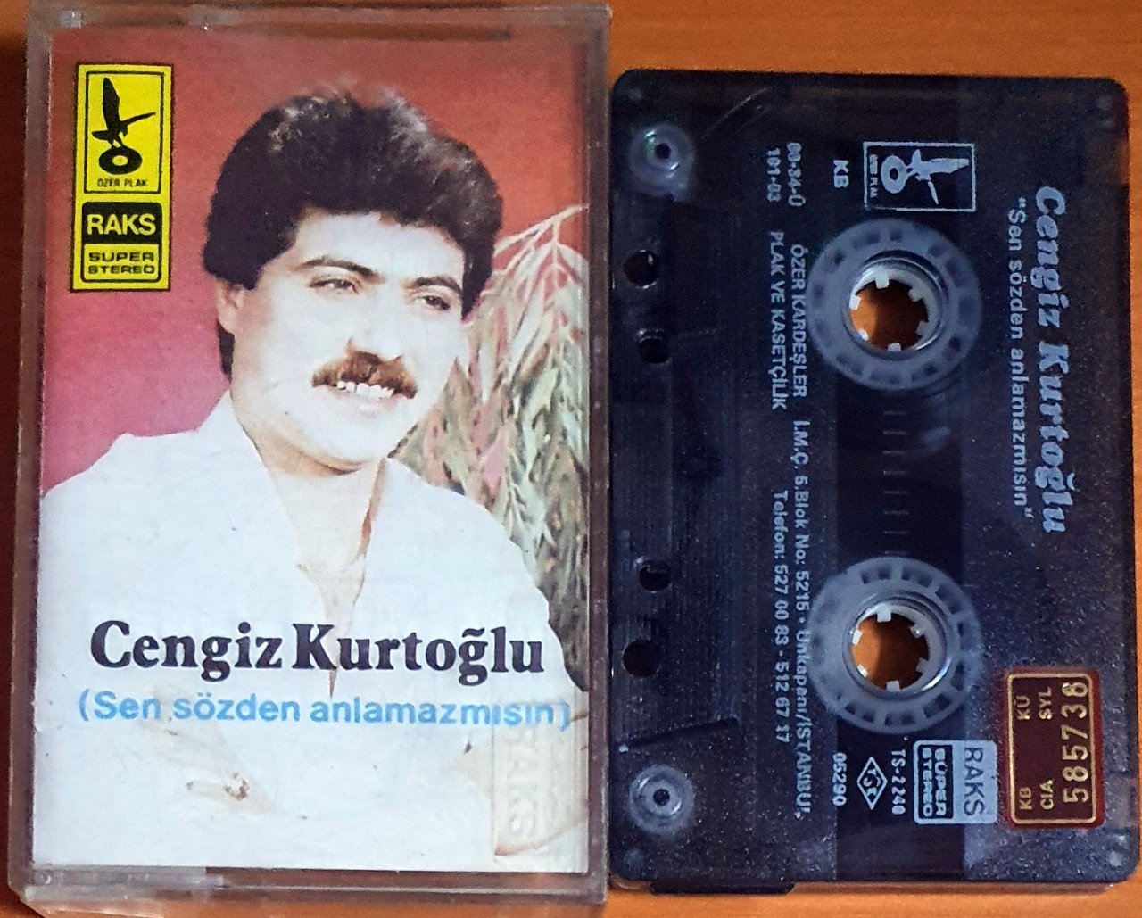 CENGİZ KURTOĞLU - SEN SÖZDEN ANLAMAZMISIN - KASET 2.EL