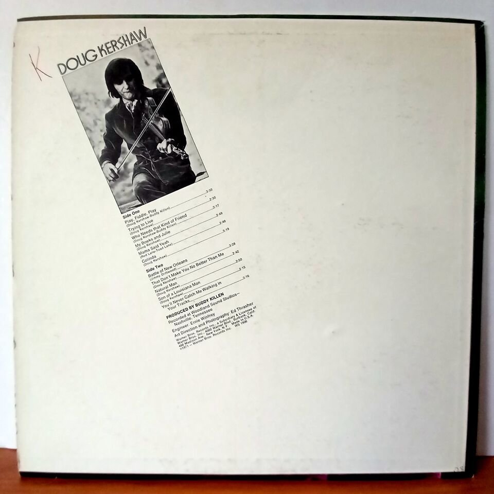 DOUG KERSHAW – DOUG KERSHAW (1971) - LP 2.EL PLAK
